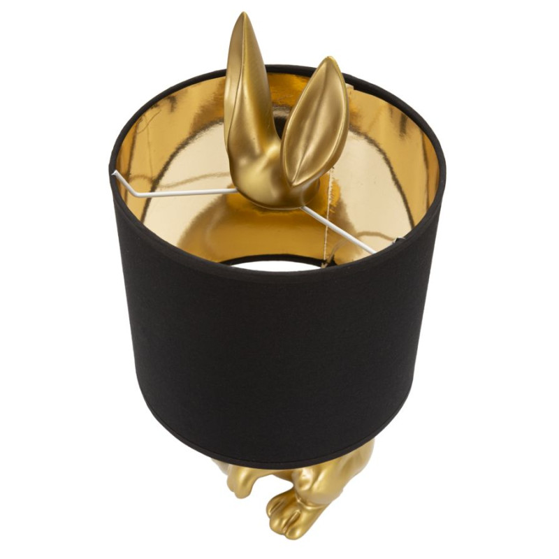 GLAM Lampe de Table Lapin – Élégance Animalière et Lumière Glam Ø20x43 cm