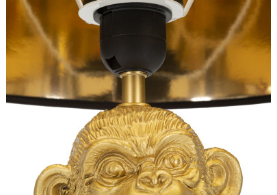 GLAM Lampe de Table Monkey Mum – Chic et Élégance Animalière Ø30x49 cm