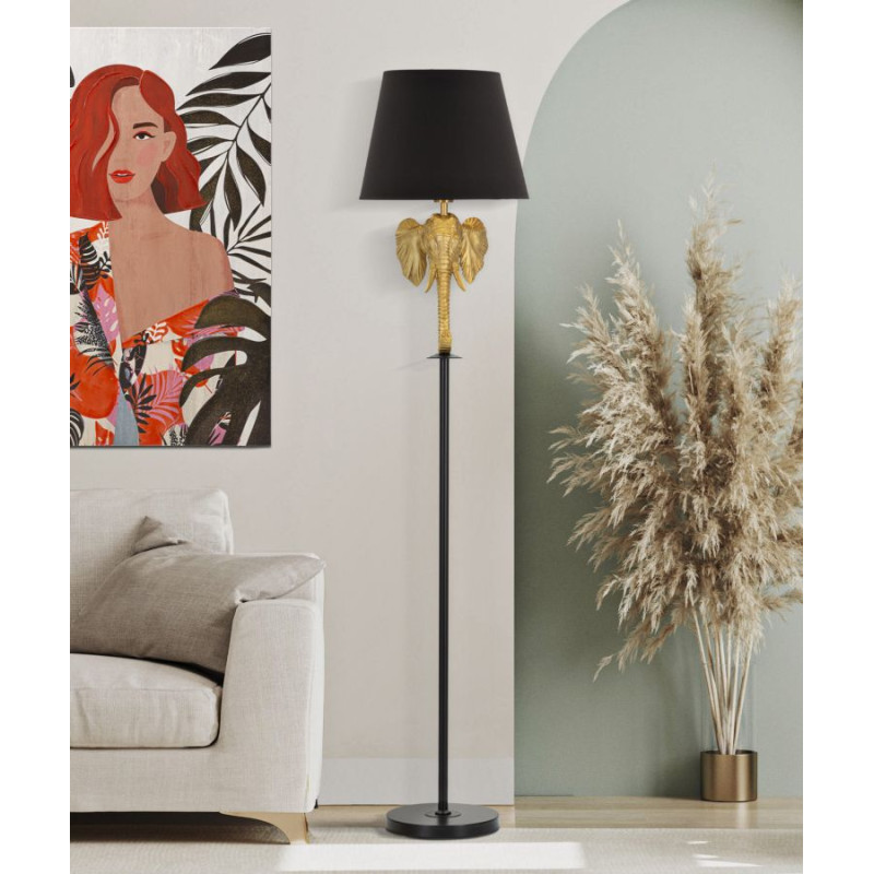 GLAM Lampadaire Éléphant – Glamour et Design Animaux Ø37x164 cm