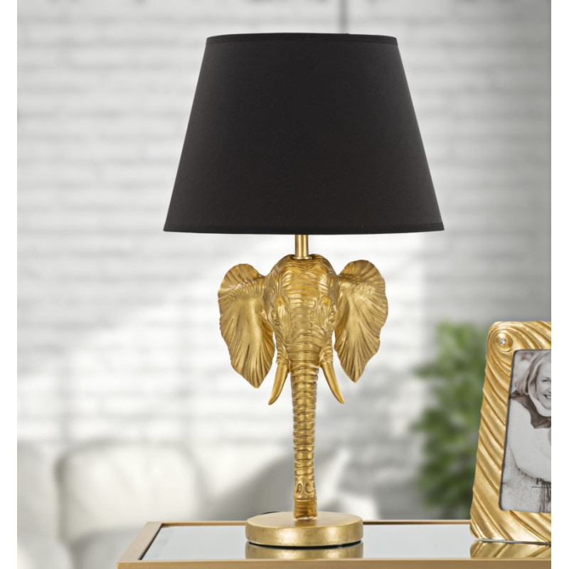 GLAM Lampe de Table Éléphant – Élégance Animalière Ø32x59 cm