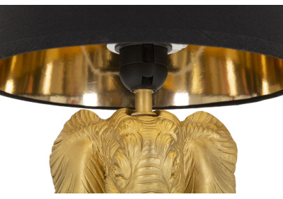 GLAM Lampe de Table Éléphant – Style Contemporain Ø25x43 cm