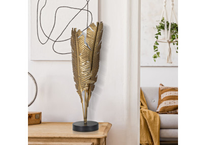 GLAM Lampe de Table Palm – Luxe et Élégance Contemporaine Ø26x65 cm