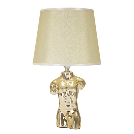 GLAM Lampe de Table Glam Man – Style Contemporain Chic 25x42,5 cm