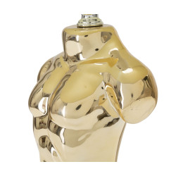 GLAM Lampe de Table Glam Man – Style Contemporain Chic 25x42,5 cm