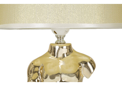 GLAM Lampe de Table Glam Man – Style Contemporain Chic 25x42,5 cm