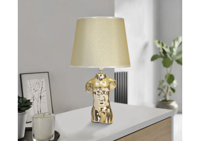 GLAM Lampe de Table Glam Man – Style Contemporain Chic 25x42,5 cm