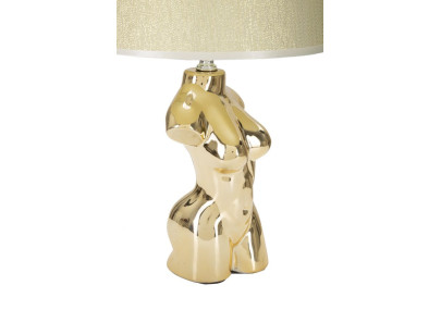 GLAM Lampe de Table Glam Femme – Raffinement et Éclairage Glam Ø25x39,5 cm