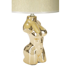 GLAM Lampe de Table Glam Femme – Raffinement et Éclairage Glam Ø25x39,5 cm