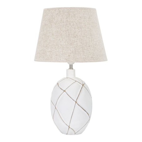 BOHO CHICH Lampe de Table Lignes Polyrésine – Élégance Bohème Ø35x60 cm