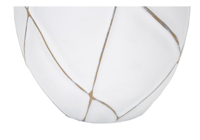 BOHO CHICH Lampe de Table Lignes Polyrésine – Élégance Bohème Ø35x60 cm