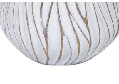 BOHO CHICH Lampe de Table Polyrésine Honduras – Style Bohème Raffiné Ø35x48 cm