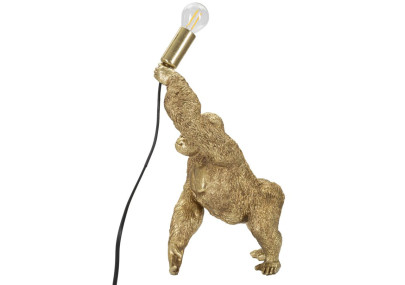 GLAM Lampe de Table Gorille – Luxe Animaliers et Glamour 22,5x16x40 cm