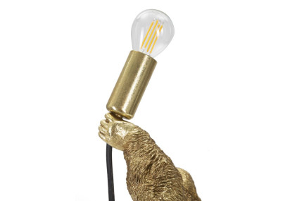 GLAM Lampe de Table Gorille – Luxe Animaliers et Glamour 22,5x16x40 cm