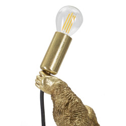 GLAM Lampe de Table Gorille – Luxe Animaliers et Glamour 22,5x16x40 cm
