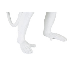 GLAM Lampe de Table Singe Blanc – Élégance Animalière Ø26x34x55 cm