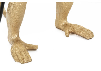 GLAM Lampe de Table Monkey Or – Style Contemporain et Glam Ø26x34x55 cm