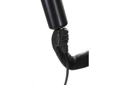 GLAM Lampe de Table Monkey Noir – Design Élégant et Ambiance Chic Ø26x34x55 cm