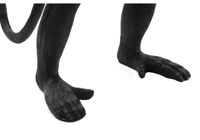 GLAM Lampe de Table Monkey Noir – Design Élégant et Ambiance Chic Ø26x34x55 cm