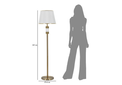 Lampadaire Whity – Élégance Minimaliste Ø 41x160 cm