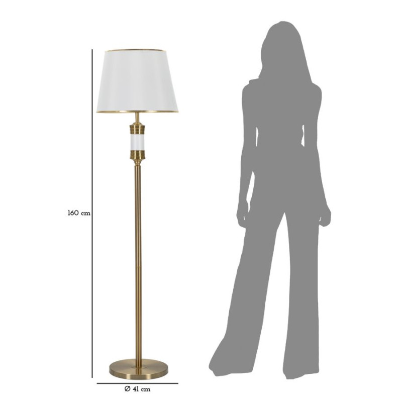 Lampadaire Whity – Élégance Minimaliste Ø 41x160 cm