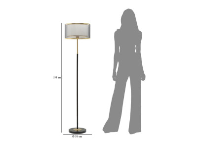 Lampadaire Niveaux – Design Contemporain Ø 35x153 cm