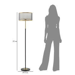 Lampadaire Niveaux – Design Contemporain Ø 35x153 cm