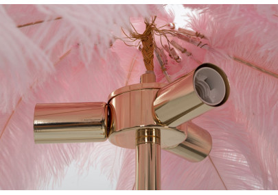 Lampadaire Palmier Rose – Élégance Colorée Ø 55x160 cm