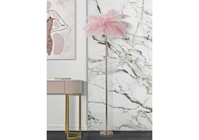 Lampadaire Palmier Rose – Élégance Colorée Ø 55x160 cm