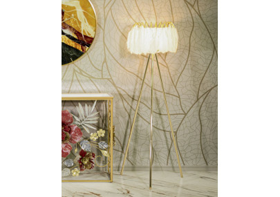 Lampadaire Pied Plume – Design Élégant Ø 46x147 cm