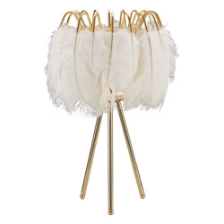 Lampe de table Feather Stand – Glam et Chic Ø 40x60 cm
