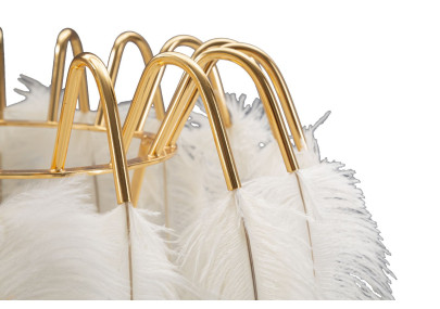 Lampe de table Feather Stand – Glam et Chic Ø 40x60 cm