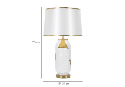 Lampe de Table Céramique – Style Contemporain Ø 40x70 cm