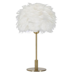 Lampe de Table Boule Plume – Élégance et Originalité Ø 30x50 cm