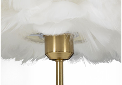 Lampe de Table Boule Plume – Élégance et Originalité Ø 30x50 cm