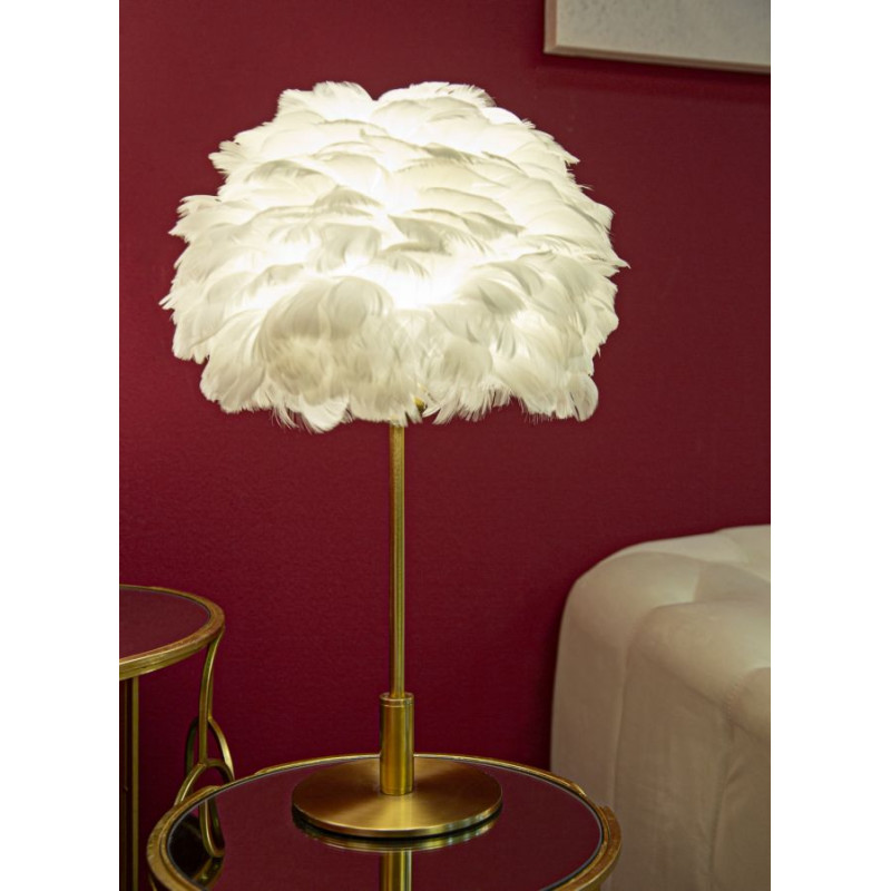 Lampe de Table Boule Plume – Élégance et Originalité Ø 30x50 cm