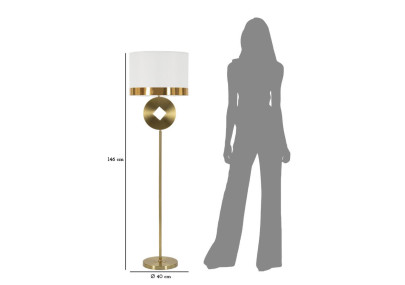 Lampadaire Coin – Luxe Minimaliste Ø 40x151 cm