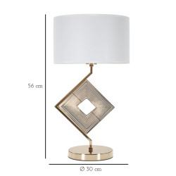 Lampe de table Move – Design Glam Ø 30x56 cm