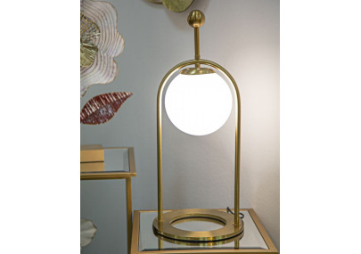 Lampe de Table Glamy Arc -B- – Glam et Élégance Ø 21x50 cm