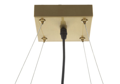 Plafonnier Japon Carré – Style Contemporain 45x45x20 cm