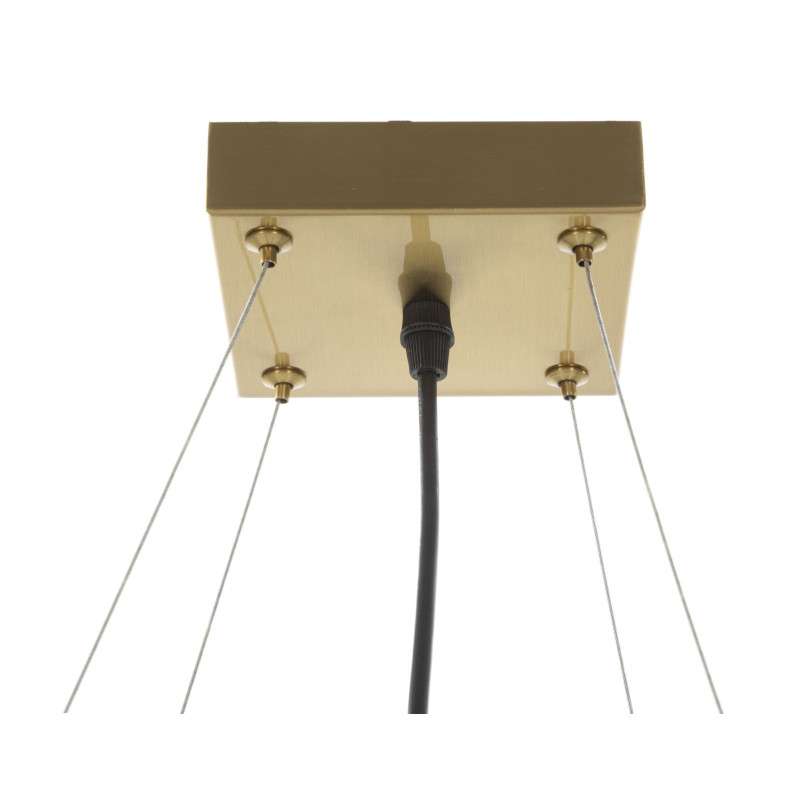 Plafonnier Japon Carré – Style Contemporain 45x45x20 cm