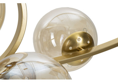 Plafonnier Japon 7 Lumières – Élégance et Luxe 115x30x36 cm