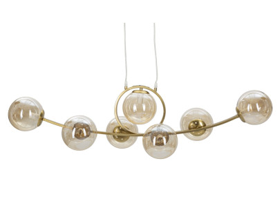 Plafonnier Japon 7 Lumières – Élégance et Luxe 115x30x36 cm