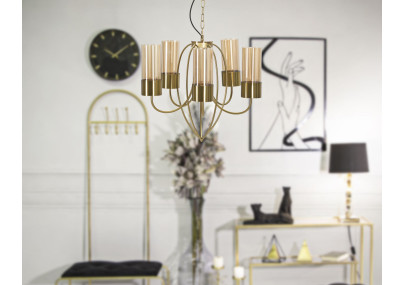 Plafonnier Versailles 5 Lumières – Luxe Contemporain Ø 80x103 cm