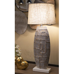 Lampe de Table Eclips Tower – Luxe Contemporain Ø 38x90 cm