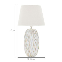 Lampe de Table Leaf – Élégance Naturelle Ø 35x65 cm