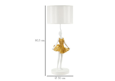 Lampe de Table Danseuse – Glamour et Élégance Ø 32,5x90,5 cm