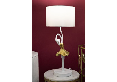 Lampe de Table Danseuse – Design Glam Ø 28x64 cm