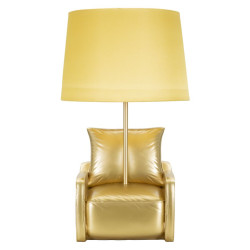 Lampe de Table Midcentury Jaune – Élégance Moderne Ø 26x46 cm