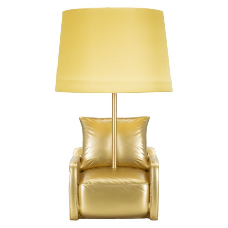 Lampe de Table Midcentury Jaune – Élégance Moderne Ø 26x46 cm