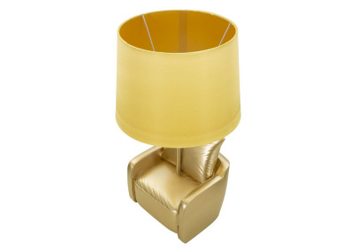 Lampe de Table Midcentury Jaune – Élégance Moderne Ø 26x46 cm